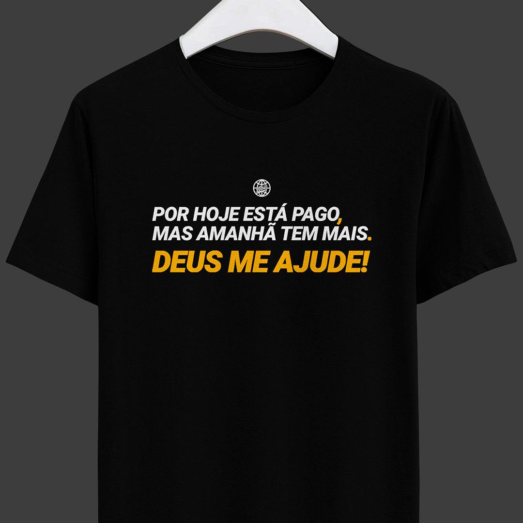 Camiseta Algodão - Deus Me Ajude!