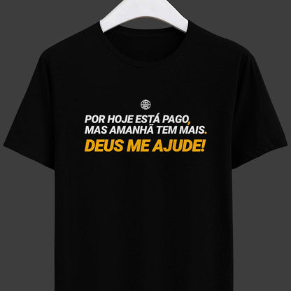 Camiseta Algodão - Deus Me Ajude!