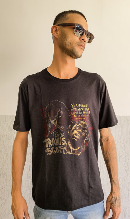 Camiseta Algodão - You Will Influence Travis